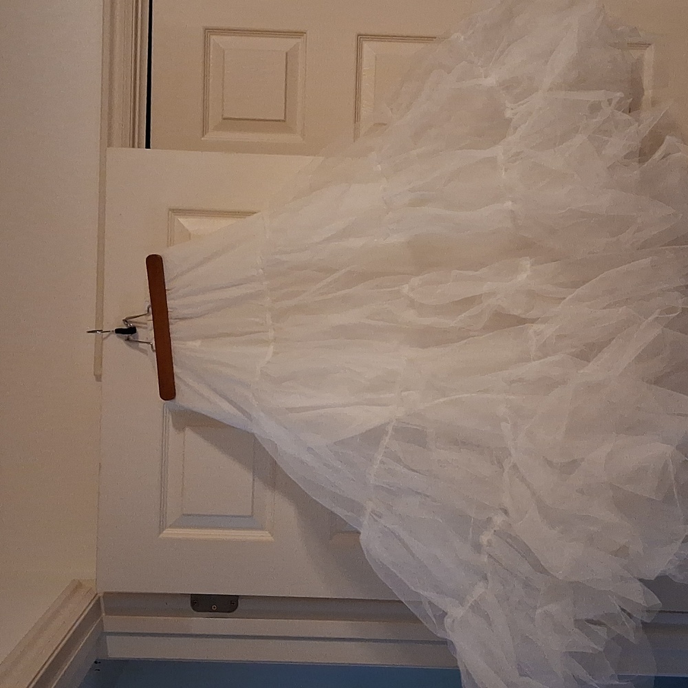 Elegant White Petticoat Under Skirt Slip for Wedding Bridal Dress